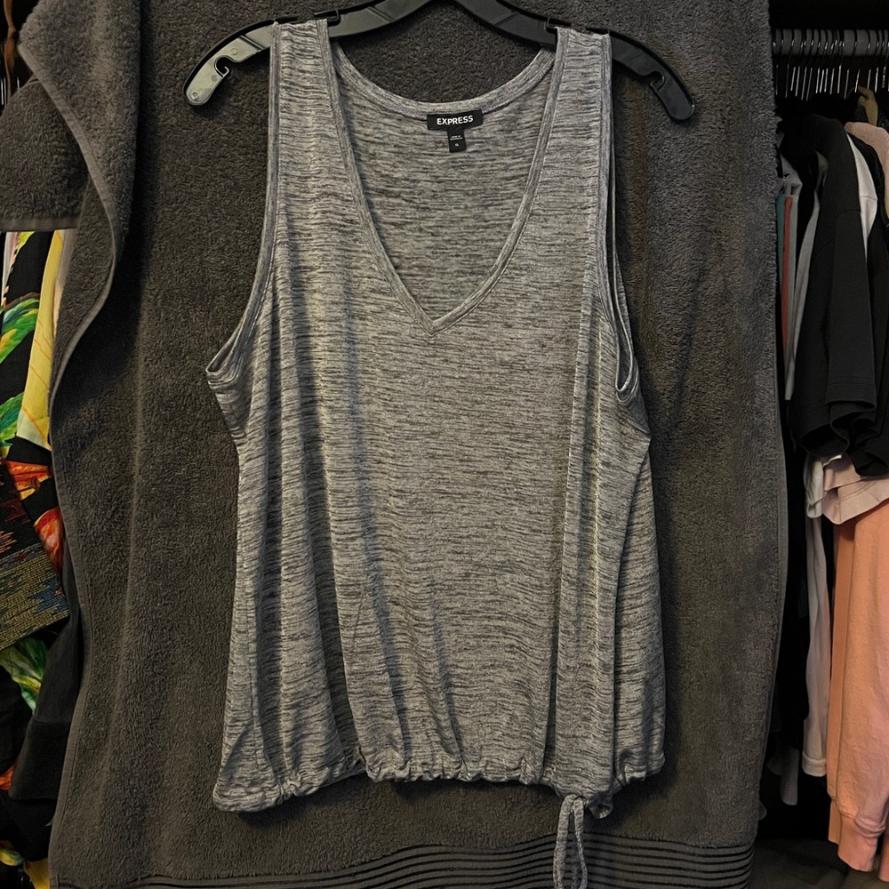 NWT Express V-Neck Tanks w/ Drawstring Bottom (TWO PIECES)